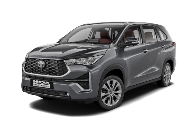 Toyota Innova Hycross Silver Metallic Color Image